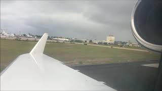 Gulfstream IVSP Departing Caribbean Island of Anguilla TQPF AXA [upl. by Jeanelle]