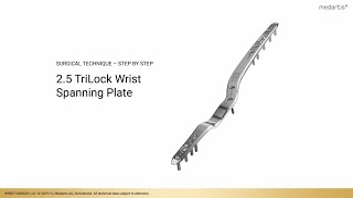 APTUS Wrist Spanning Plates 25 by Medartis – IngeniouslyCurved [upl. by Eihcra]