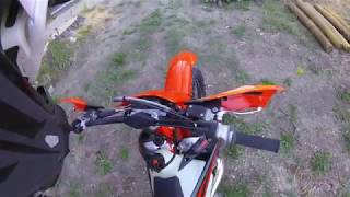 2019 KTM 250 xcw TPI FIRST RIDE [upl. by Tiphani]