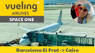 VUELING Space One  La mejor aerolínea low cost   BCN  CAI TRIP REPORT [upl. by Llehsyar163]