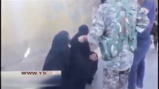 Iraqi soldiers detained 3 suspicious quotwomenquot in nikabahs [upl. by Prescott]