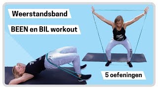 Billen en benen workout met weerstandsband [upl. by Anay485]