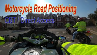 Motorcycle Road Positioning  CBT  Module 2 [upl. by Fay]