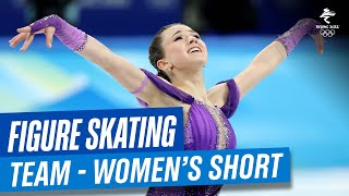 Figure Skating  Team Event  Womens Short Program  Full Replay  Beijing2022 [upl. by Qiratla]