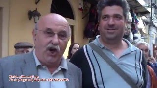 quotSan Giacomoquot Corfu Municipal Choir Flash Mob 17 May 2016 VA PENSIERO [upl. by Aifoz]