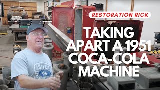 1951 CocaCola Machine Timelapse Teardown  Restoration Rick [upl. by Brittan140]