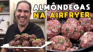 Como Fazer Almôndegas na Airfryer  Tv Churrasco [upl. by Paulita]