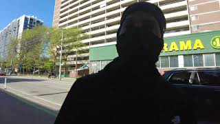 GUY THROWS BOTTLES OUT 10TH FLOOR BALCONY  SHERBOURNE AINT NO WAY OUT [upl. by Lyndon]