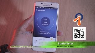 Staffometer Time Clock with GPS Android App Review [upl. by Ayaladnot]