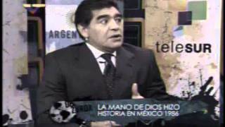 Maradona cuenta cómo metió el gol con la mano [upl. by Waynant889]