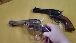 Revolver A Uberti cattleman 1873 inoxidable y marmolado negro [upl. by Viviene963]