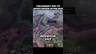 The Easiest Way To Annex Danzig As Poland hoi4 heartsofiron4 [upl. by Neelia]