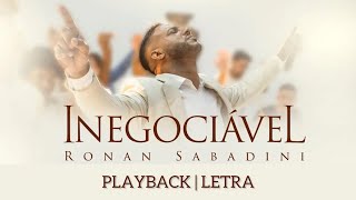 Ronan Sabadini  Inegociável  PlayBack com Letra [upl. by Labina]