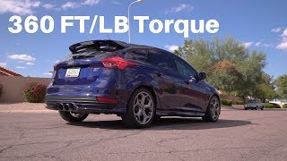 Launching My Focus ST in Normal Sport and Track Mode HD Exhaust Sound [upl. by Icart]