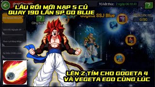 Siêu Rồng Thần Huyền Thoại  ĐÓNG HỌ 5 CỦ GACHA SP 190 LẦN LÊN GOGETA 4 VÀ VEGETA EGO Z TÍM [upl. by Zaller317]