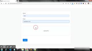 Integrating Dropzonejs into existing HTML form with other fields in laravel 2020 [upl. by Keifer]