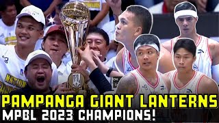 MPBL CHAMPION NA ANG PAMPANGA SOBRANG INTENSE AT DIKIT NG LABAN Pampanga vs Bacoor Highlights [upl. by Consuelo]