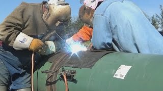 Pipeline Welding  Mainline Welding  24 Inch [upl. by Ehlke]