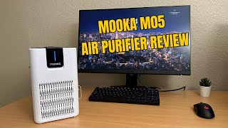 mooka H13 Air Purifier Review Get cleaner air today [upl. by Illek]