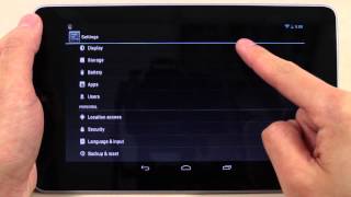 How to change the language on ASUS Google Nexus 7 [upl. by Sorci]