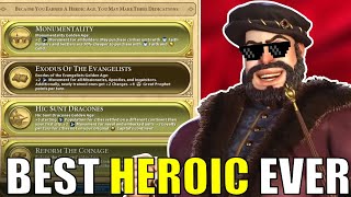 Civ 6  Portugal LOVES This Heroic Age Combo SUPER Effective – 2 Deity Portugal Civilization VI [upl. by Cooper]