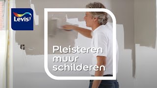 Het schilderen van een pleisteren muur  Levis [upl. by Brady964]