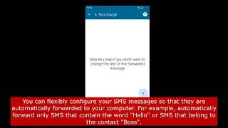 SMS Forwarder  automatization forward SMS to PC [upl. by Knute319]