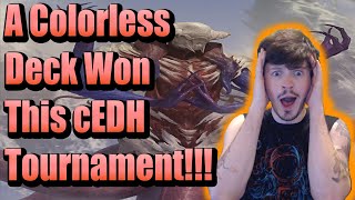 Colorless Deck Wins cEDH Tournament  Crazy Top 16 [upl. by Lindsey]