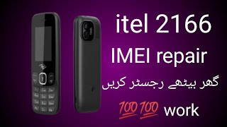 itel it 2166 imei change code 💯💯  itel 2166 invalid sim solution [upl. by Supmart]