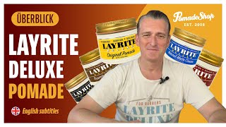 LAYRITE DELUXE Pomade  German  English subtitles  PomadeShop [upl. by Eagle622]