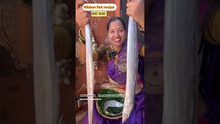 Ribbon fish recipe ribbon food crab prawns agrikoli fishing kolinbay SwadKoliwadyacha [upl. by Auqinot]