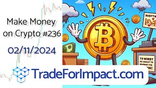 Make money on crypto 236 Something Is NOT right 😱🙌🤝🤑 trading bitcoin [upl. by Trilly]