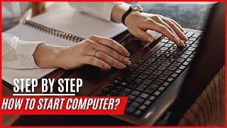 how to start computer main switch on then cpu on and then monitor start to the computer [upl. by Ainirtac]