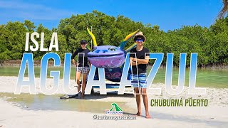 Tour Isla Agua Azul en Chuburná Puerto [upl. by Hogarth]