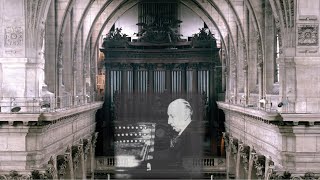 CharlesMarie Widor performs his Toccata at the CavailléColl organ of SaintSulpice [upl. by Daria29]