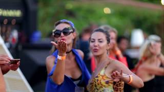 W GOA Rock Pool venue Sunset Party Vagator Beach 2017 Гоа Вечеринки Дискотеки [upl. by Atinet]