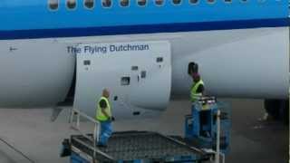 KLM MD11 pushback ampdeparture  AMS  2382012 [upl. by Ker]