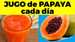 Esto te pasa por TOMAR JUGO DE PAPAYA EN AYUNO todos los días [upl. by Scibert294]