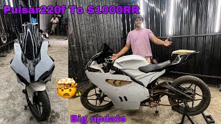 Pulsar220f To S1000RR big update  full body outcome 🤯🤯 [upl. by Dimmick]