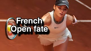 Emma Raducanus latest move drops major hint amid uncertain French Open fate raducanu [upl. by Elik]