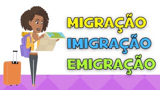 Migração imigração ou emigração  Brasil Escola [upl. by Lebama]