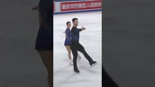 StellatoDudek  Deschamps twist to the lead yet again GPFigure FigureSkating [upl. by Padegs]