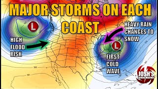 112024 November Snowfall Showdown East Coast vs West Coast [upl. by Oona]