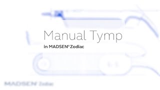 MADSEN Zodiac User Support Video  Manual tymp [upl. by Ladiv]