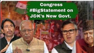 BigStatement​ congress on New formation of Govt in JampK after CLP meeting Congress​ rahulgandhi [upl. by Idel]