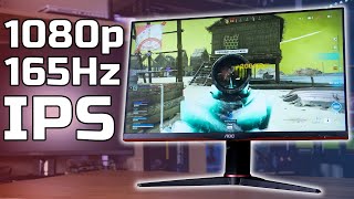 24” 1080p 165Hz IPS Gaming Monitor  AOC 24G2SPU Review [upl. by Petras]