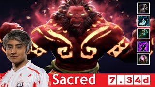 DOTA 2 Sacred the AXE OFFLANE 734d [upl. by Otsedom]