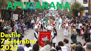 O desfile de 7 Setembro completo e emocionante de 2023 em Apucarana [upl. by Glanti]