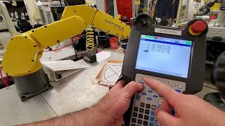 Fanuc Robot Tutorial 3 Introduction to Robot Coding  Write a Simple Code Using Teach Method [upl. by Notsnorb]