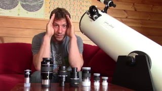 Amateur Astronomy Video 4  Eyepieces Focal Length Magnification [upl. by Saree475]